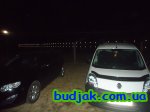 Ночной освещенный мост у ЛАГУНЫ.. База отдыха «Лагуна», курорт Катранка.